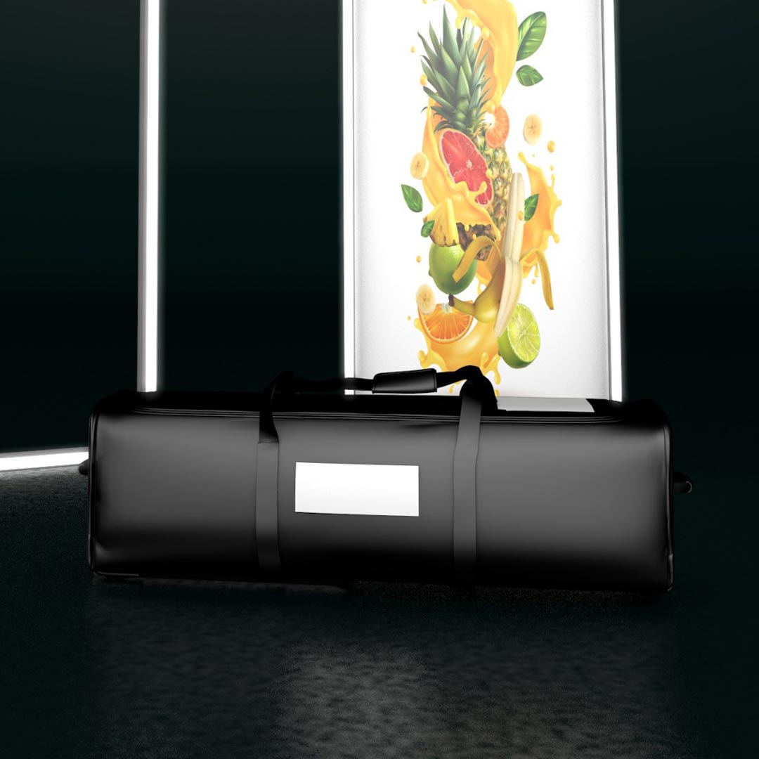 Leuchtkontur RGB ONE mit Bildschirmhalter und Prospekthalter