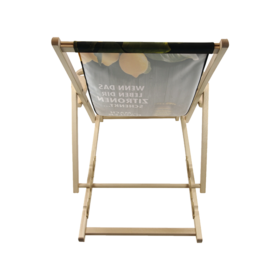 Liegestuhl mit Druck (mit FSC-Zertifikat)