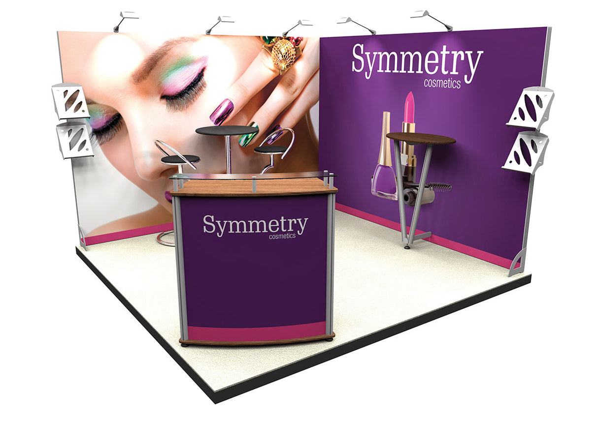 Messestand 3x3 m PremiumFrame B2