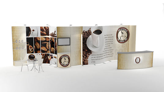 Messestand 3x8 zum Selbstaufbau