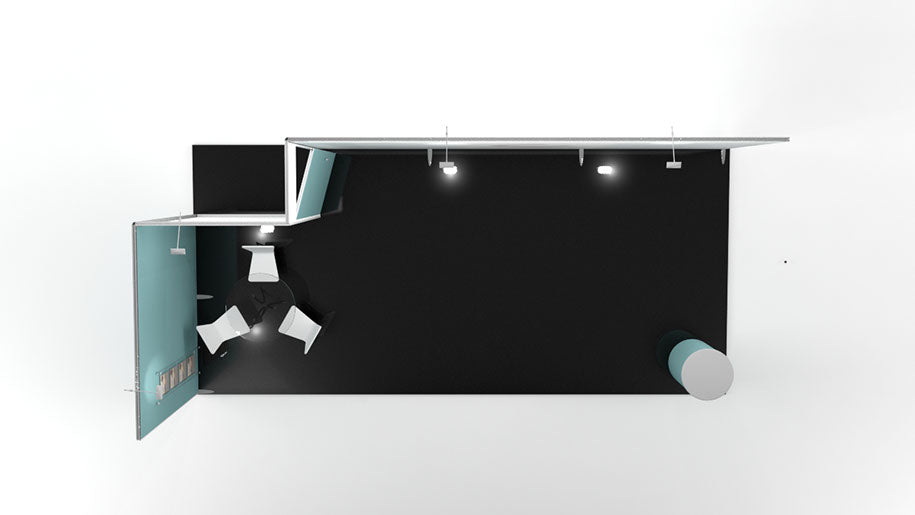 Messestand mit Küche 6x3