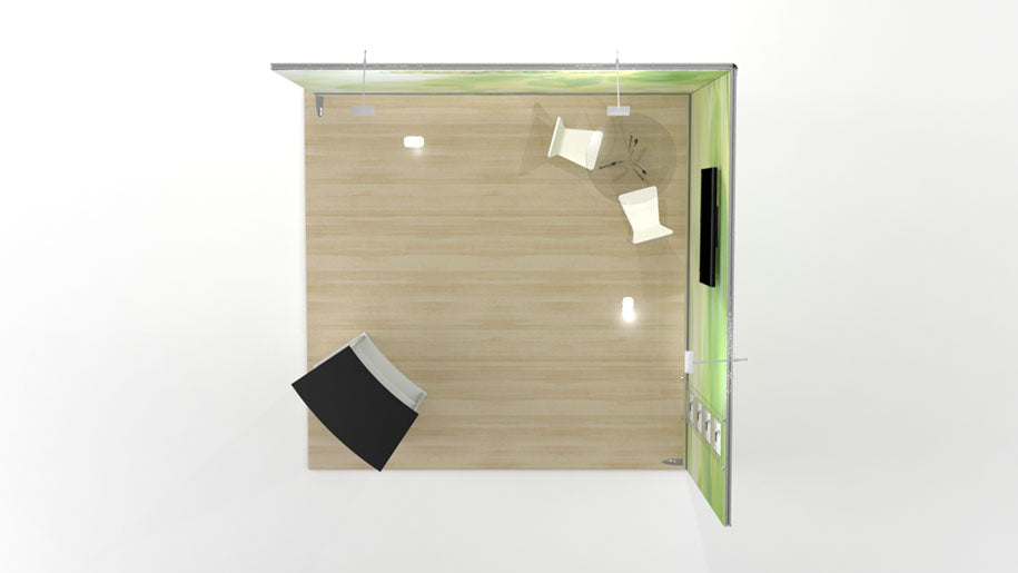 Messestand transportabel 3x3m