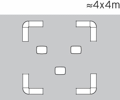 Messestand transportabel 4x4m
