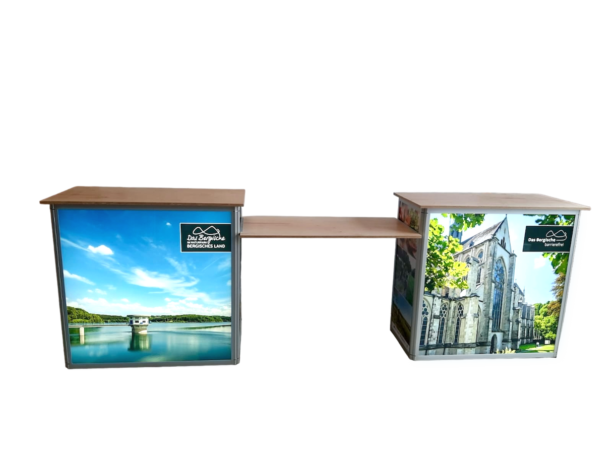 LED Messetheke für Rollstuhl - Sonderbau