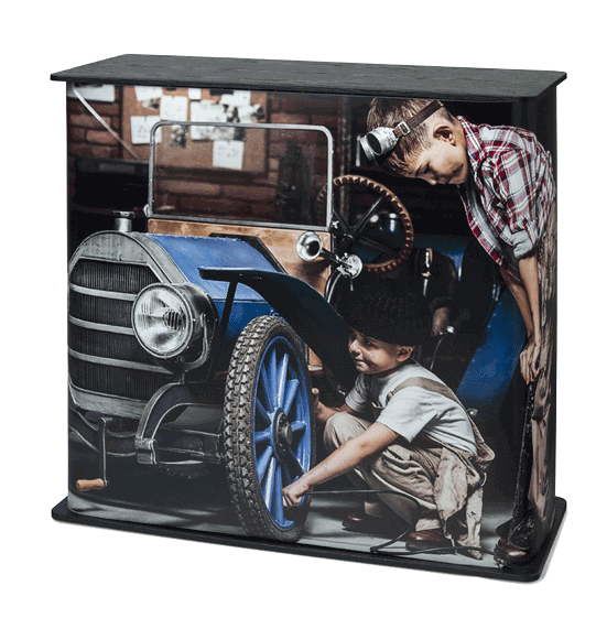 Messetheke rechteckig „Eco 2“