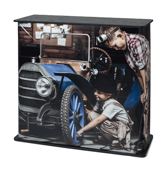 Messetheke rechteckig „Eco 2“