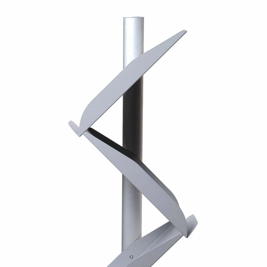 Metall Prospektständer (A4, Aluminium)