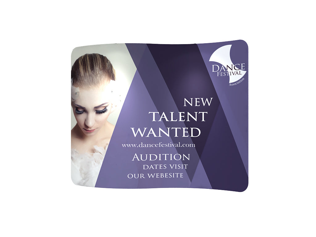 Mobile Messewand Easy Pro Serpentine