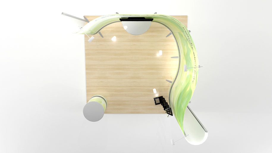 Mobiler Mesestand 3x3m