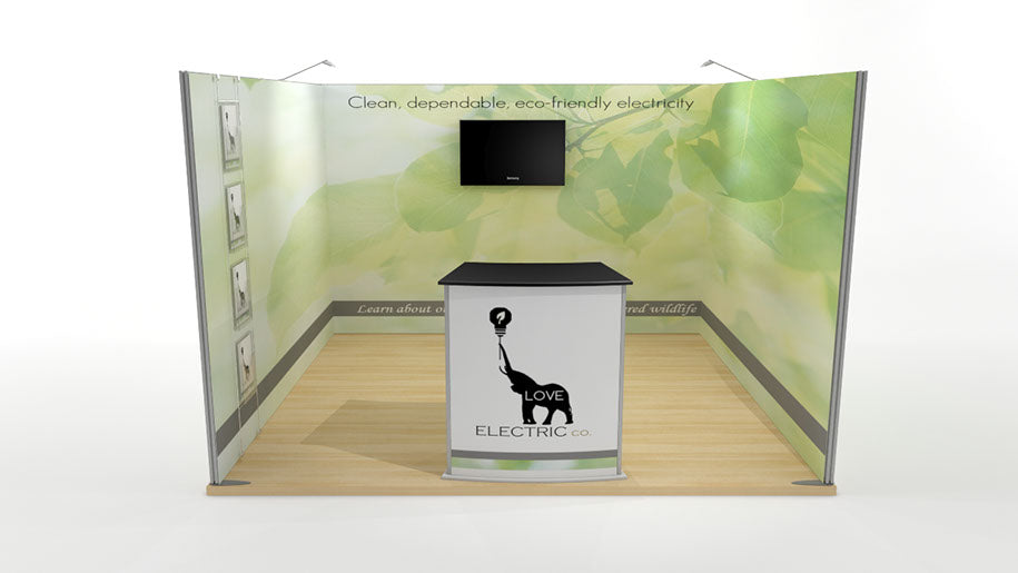 Mobiler Messestand 3x3m