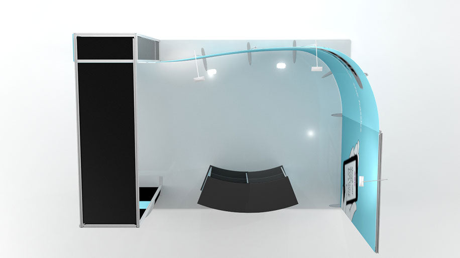 Mobiler Messestand 3x4m