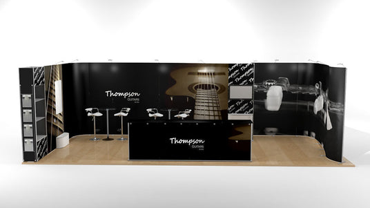 Mobiler Messestand 4x8 Reihenstand