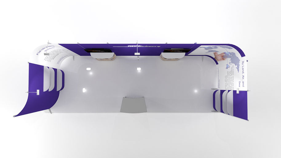 Mobiler Messestand 6x2