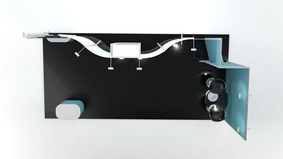 Mobiler Messestand 6x3