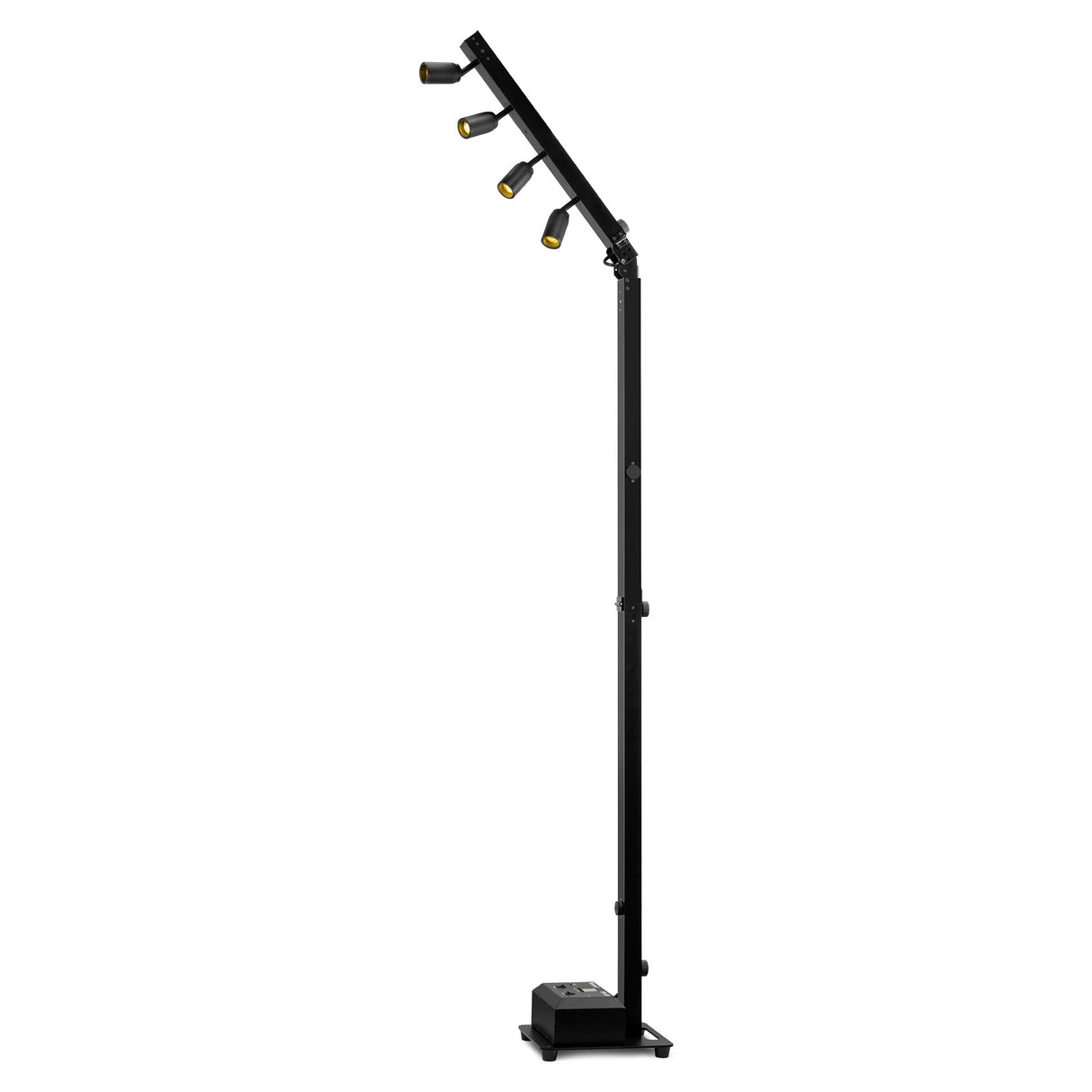 Mobiler Akku-Lichtmast mit LED-Spots