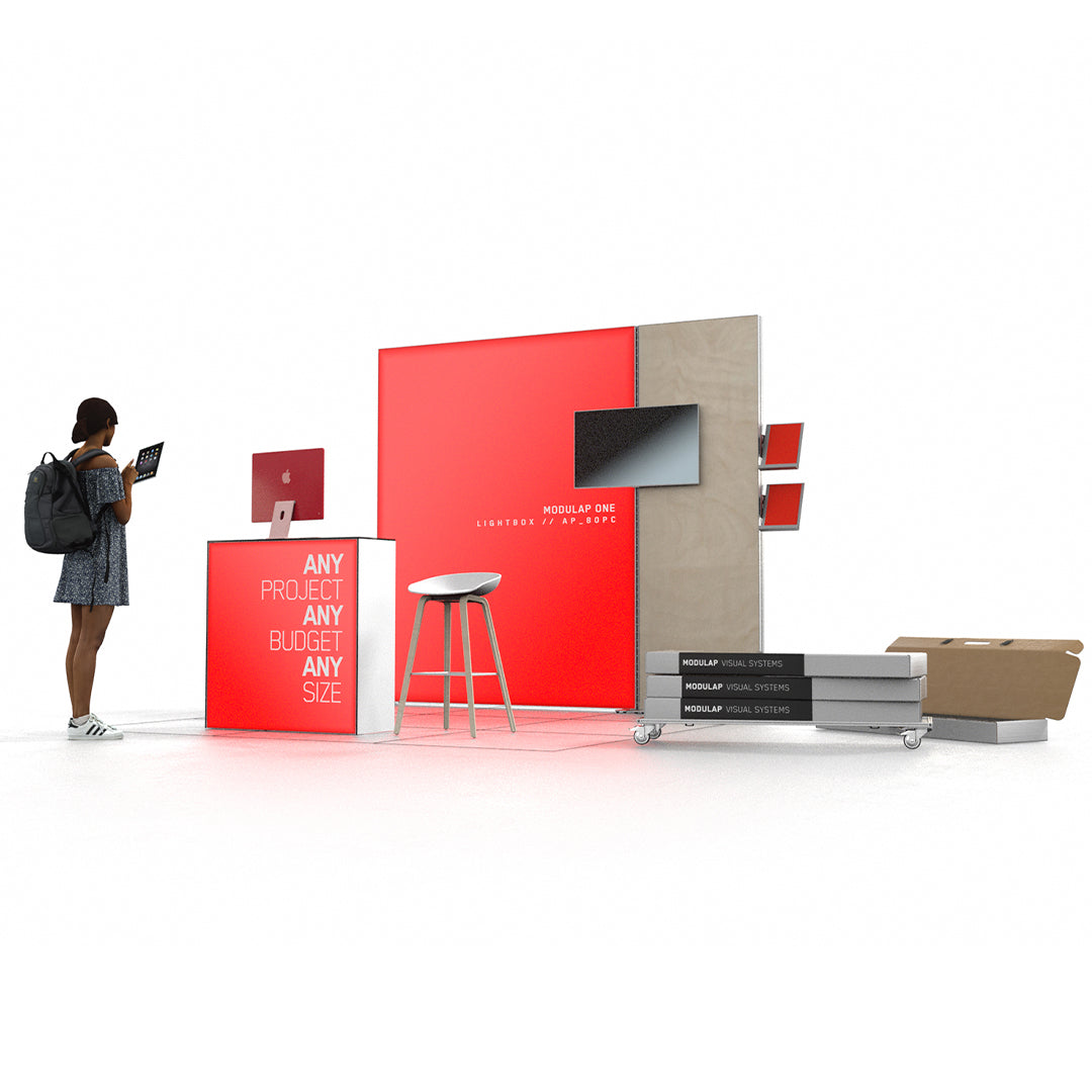 Modulap ONE LED Infostand Set H-06