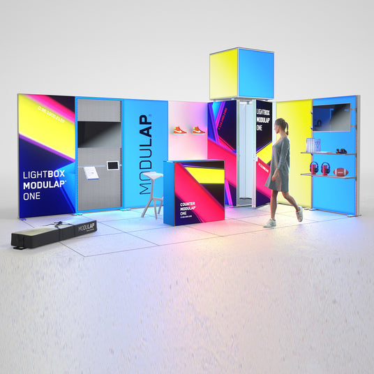 Modulap ONE LED Messestand Set X-07