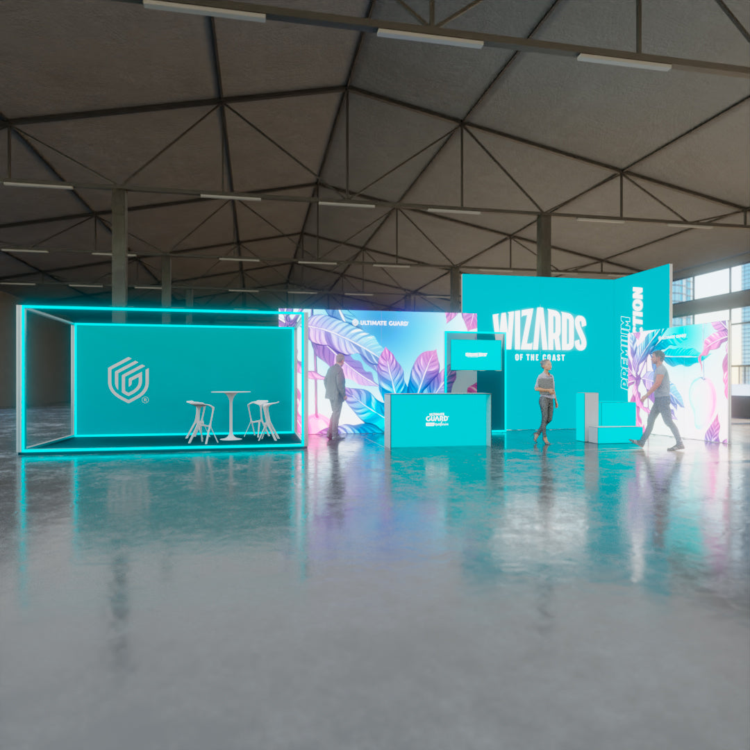 ONE LED Messetand Set Hamburg 13x4m