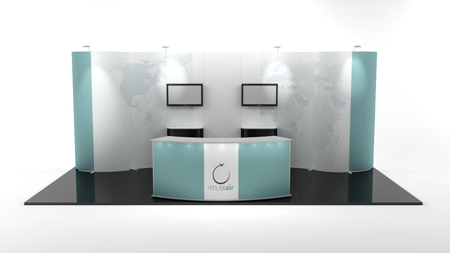 Modularer Messestand 6x3