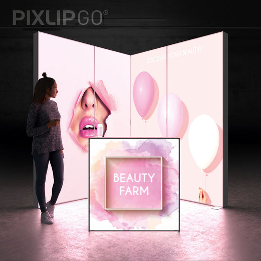 LED Messeset PIXLIP GO STAND EL2020 - Eckstand