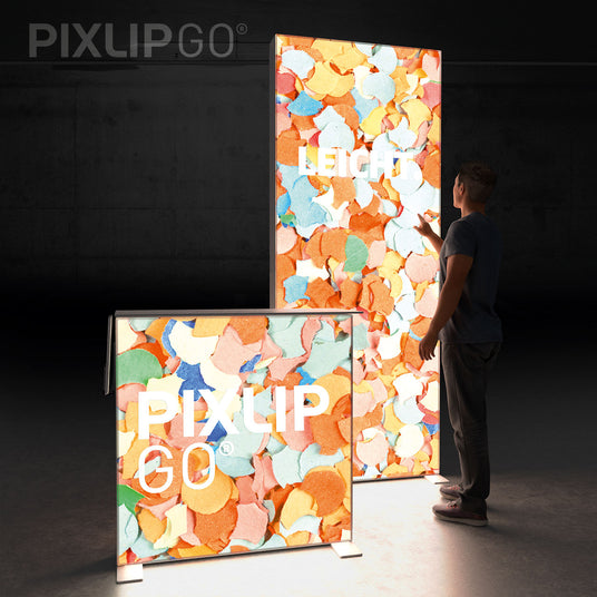 LED Messeset PIXLIP GO STAND HS10 - Kopfstand