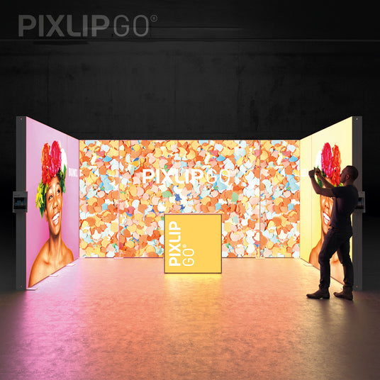 LED Messeset PIXLIP GO STAND RL5030 - Reihenstand
