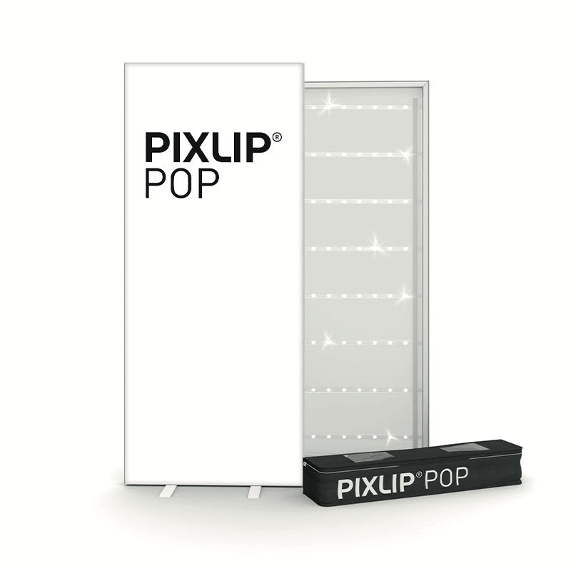 PIXLIP POP - LED RollUp mit Druck