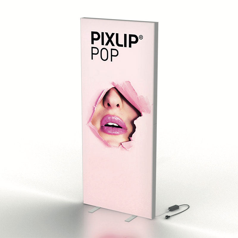 PIXLIP POP - LED RollUp mit Druck