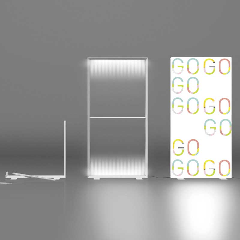 LED Messewand 100 cm breit