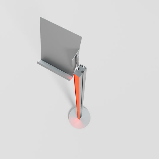 Prospekthalter A4 für Rahmen