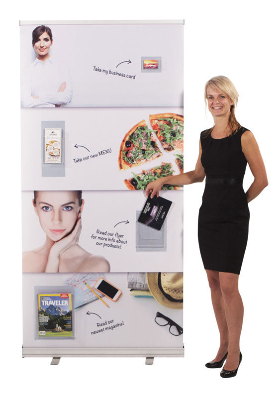 Prospekthalter magnetisch für RollUp Displays