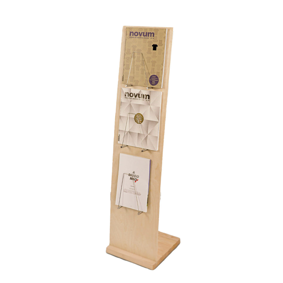 Holz Prospektständer Velo Wood