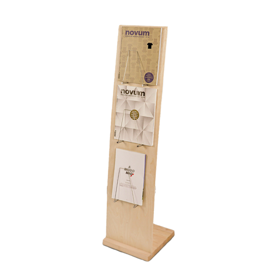 Holz Prospektständer Velo Wood