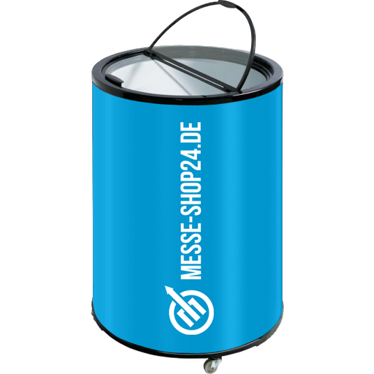 Runder Werbekühlschrank mit Druck (87 Liter)