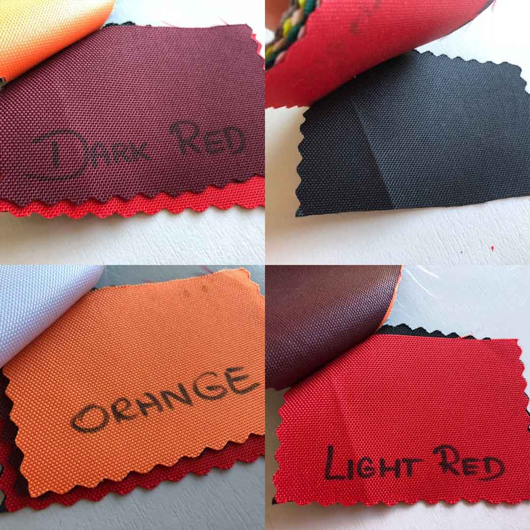 Doppelliegestuhl mit Werbung