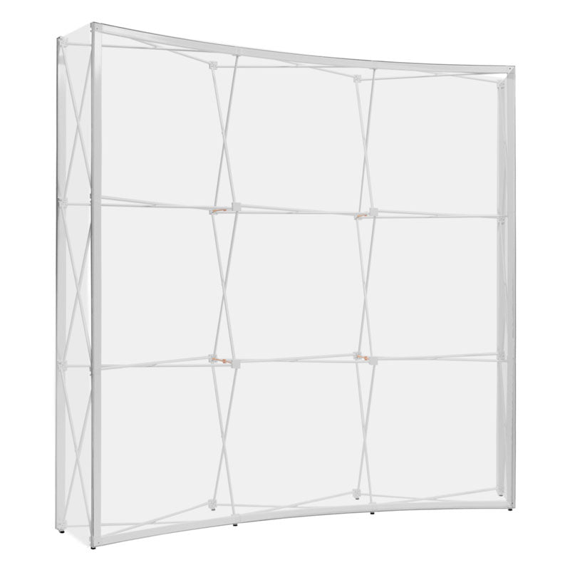 Fold-It TEXframe Sponsorenwand gebogen