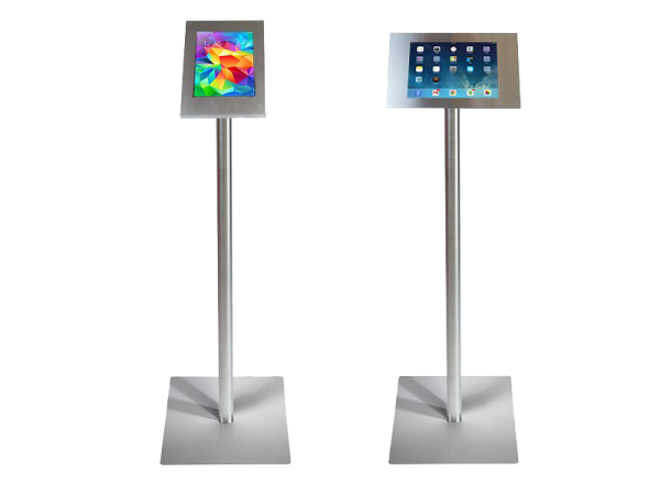 iPad Ständer mit Diebstahlschutz mit Werbeschild inkl. Digitaldruck