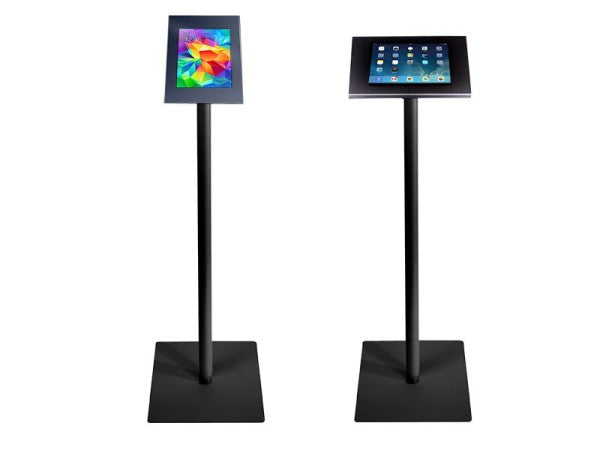 iPad Ständer mit Diebstahlschutz mit Werbeschild inkl. Digitaldruck