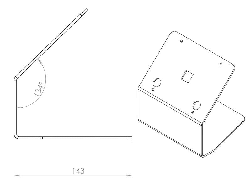 Tischhalterung für Tablethalterung