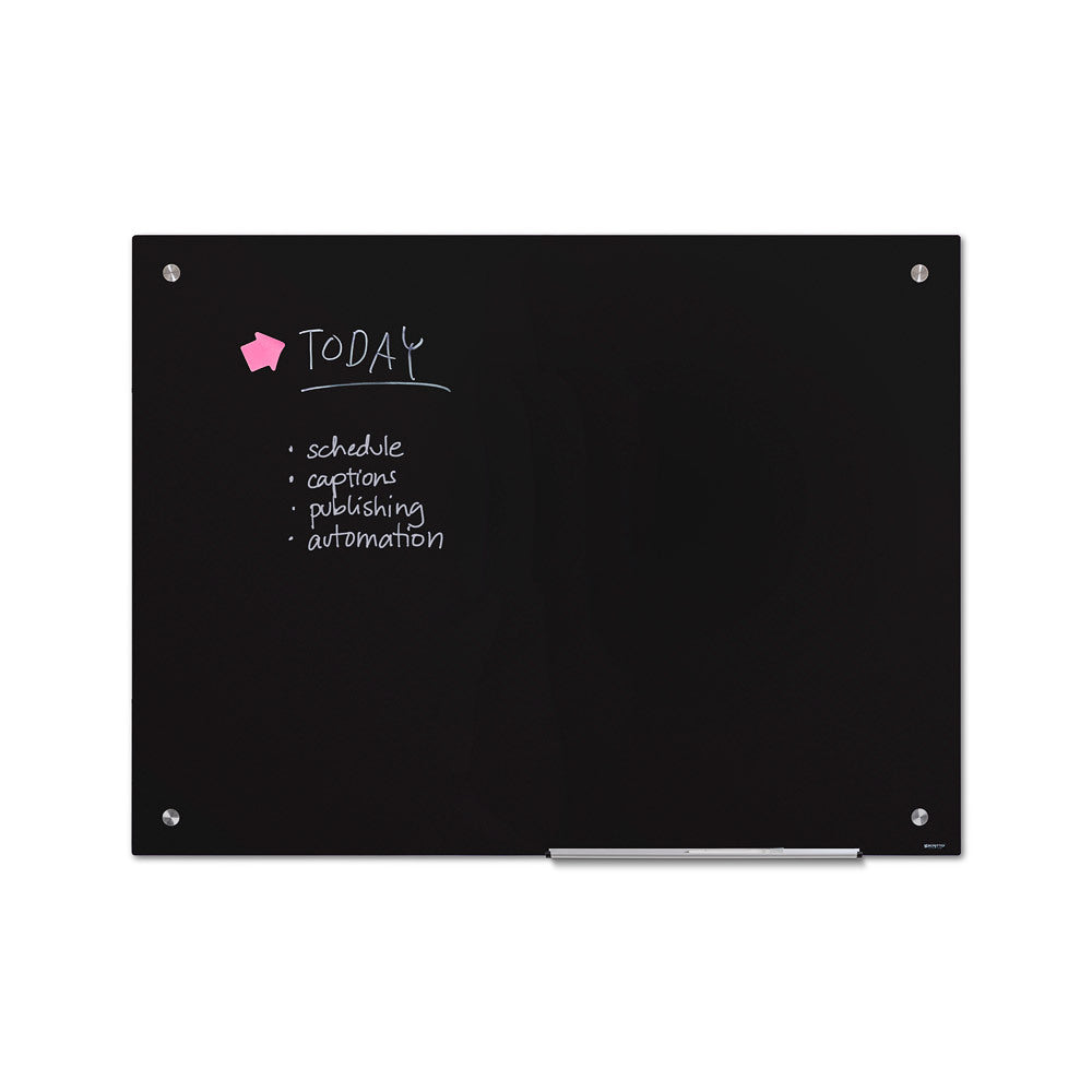 Scritto® Glasboard Schwarz 90 x 120 cm