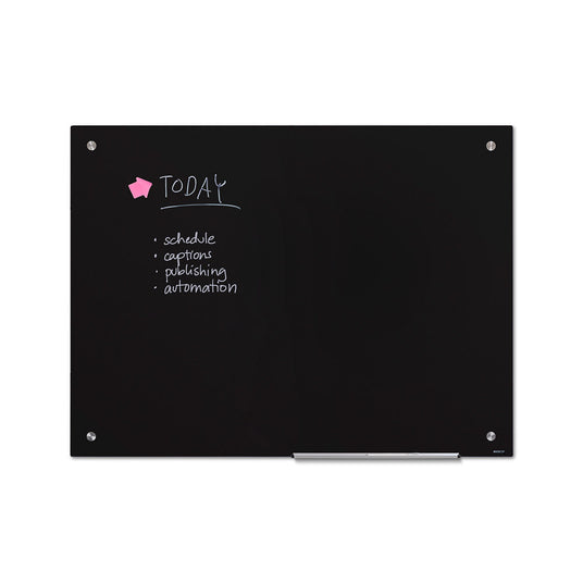 Scritto® Glasboard Schwarz 90 x 120 cm