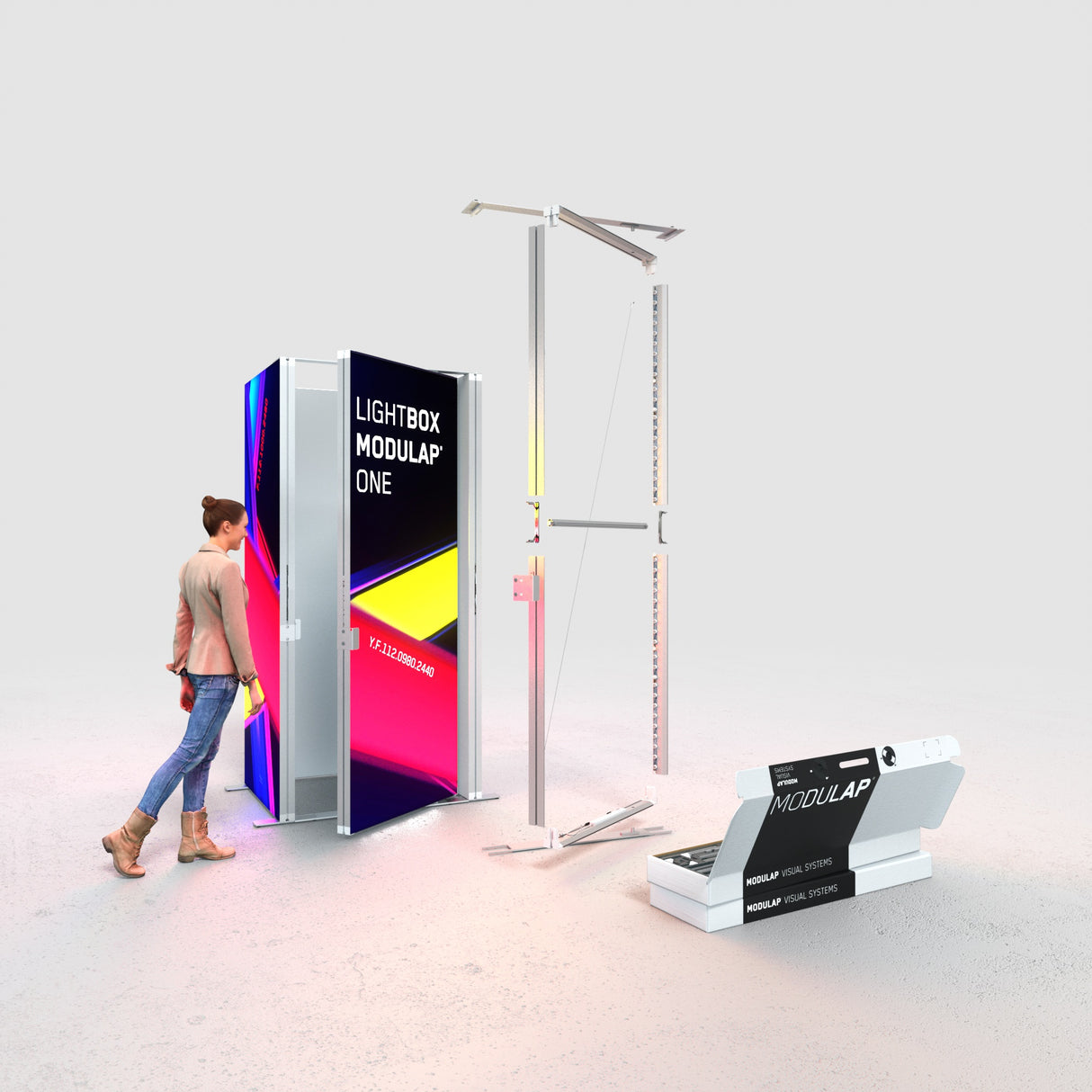 Modulap ONE LED Messestand Set X-07