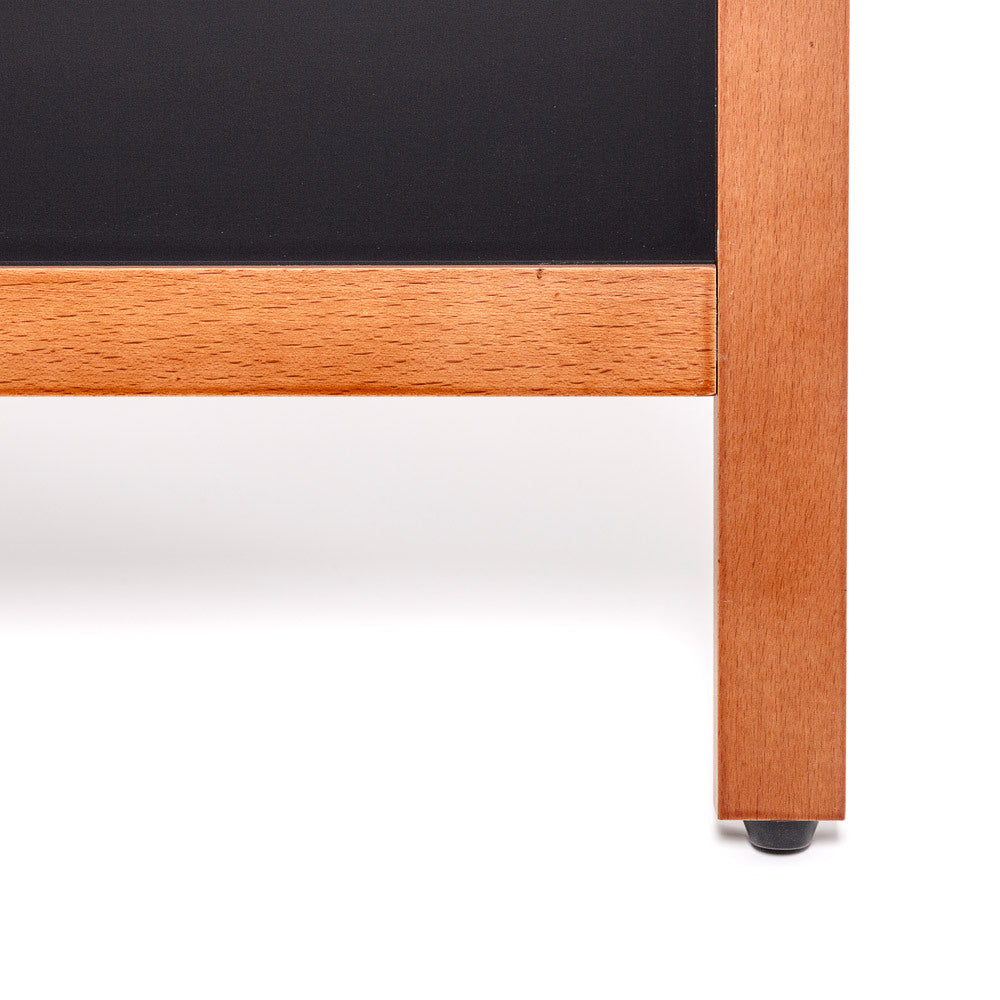 Holz Kundenstopper Flip 68x140 cm Hellbraun