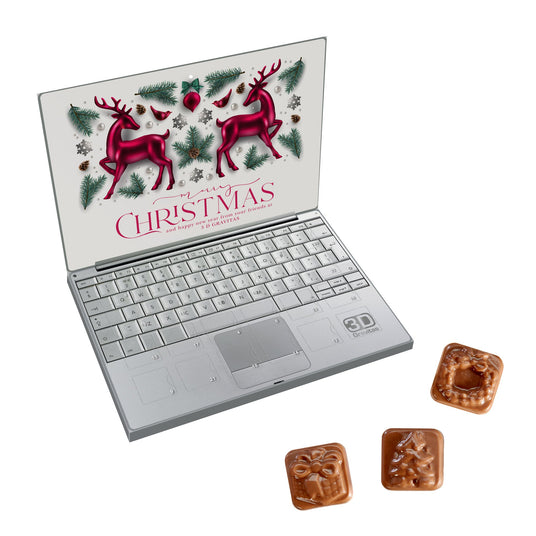 A5-Adventskalender mit Logo – Cover rundum bedruckt