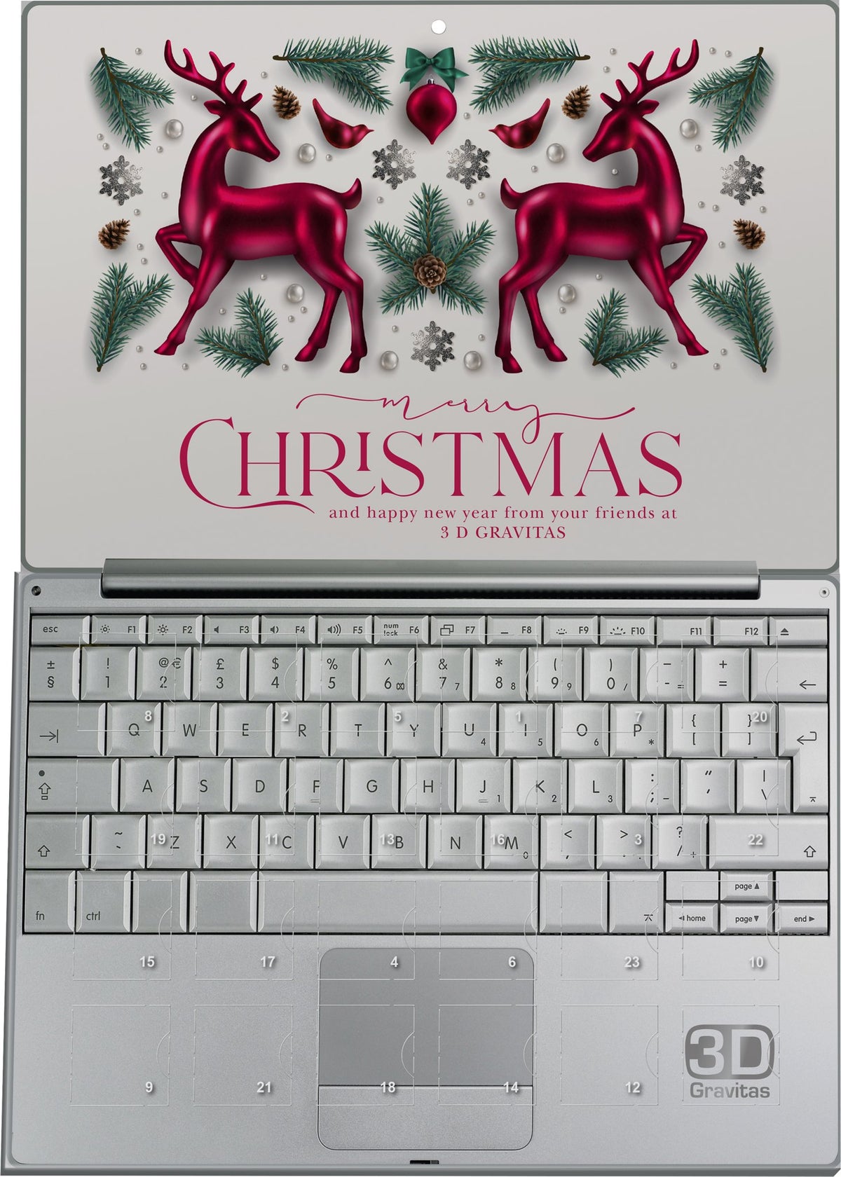 A5-Adventskalender mit Logo – Cover rundum bedruckt – Ansicht 4
