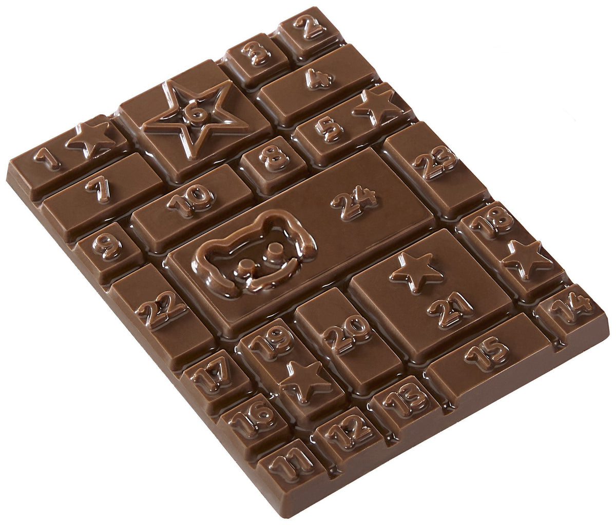 Mini-Adventskalender in Dose mit Logo – Schokoladentafel – Ansicht 7