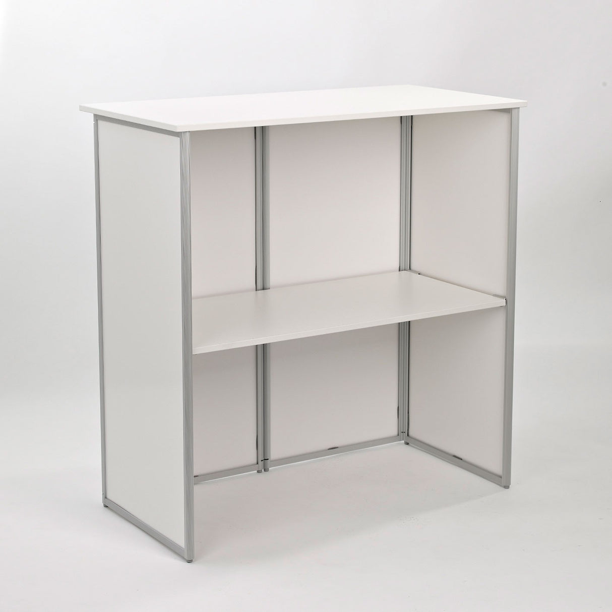 Promotiontheke Alufold Rechteck, inkl. Druck