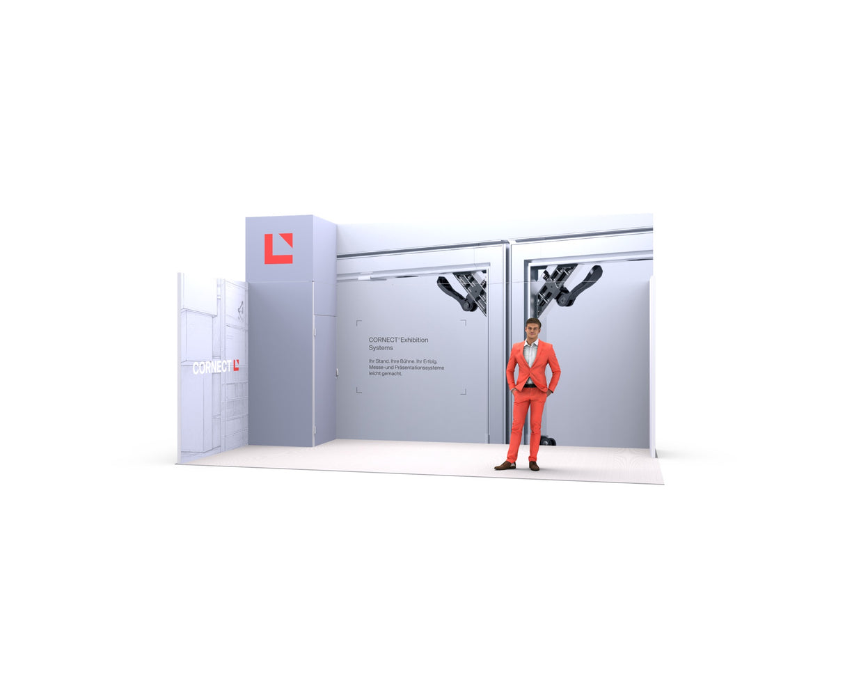 CORNECT Messepaket L – Aufbauvariante (Standform)
