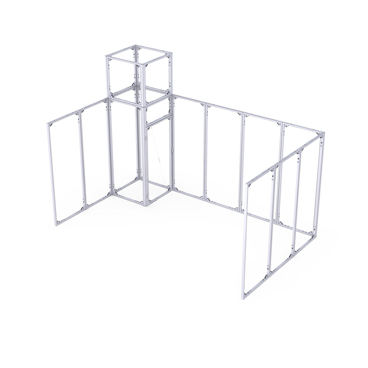 CORNECT Messepaket L – modulares Gestell (ohne Tuchbespannung)