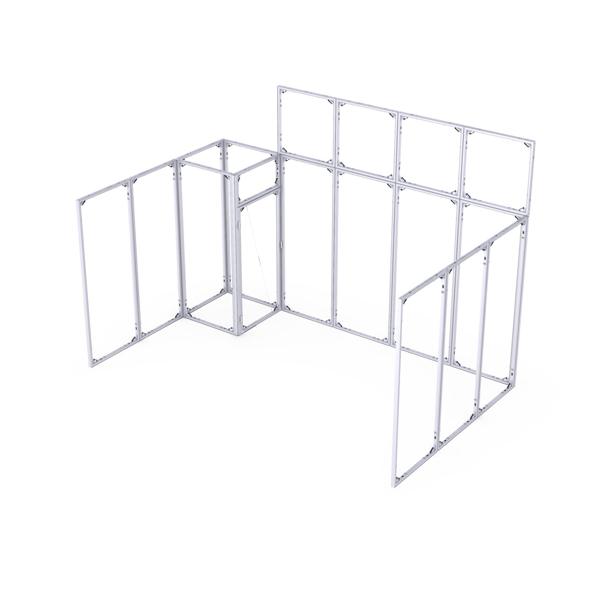 CORNECT Messepaket L – modulares Gestell (ohne Tuchbespannung)